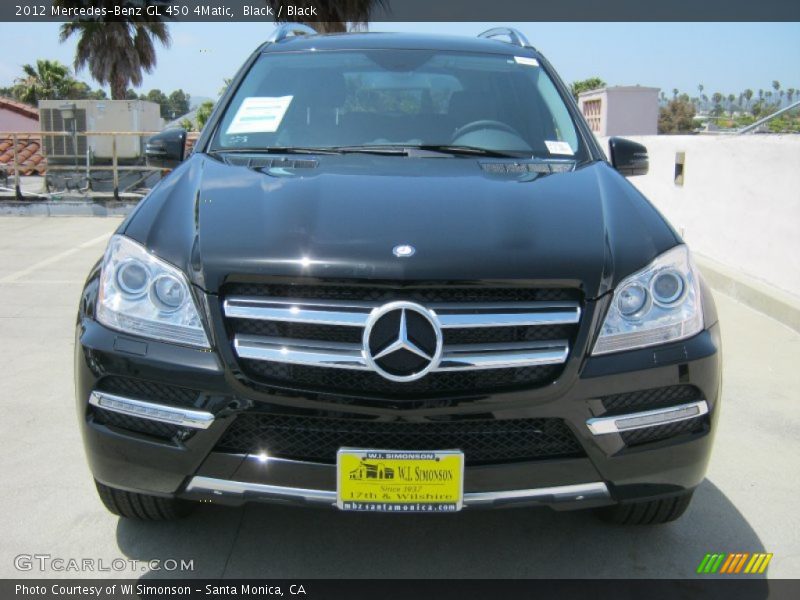 Black / Black 2012 Mercedes-Benz GL 450 4Matic