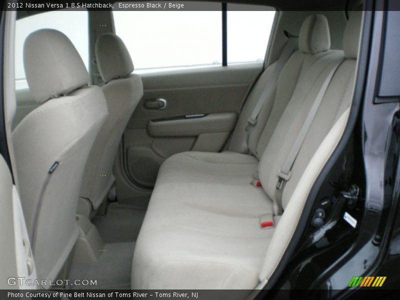 Espresso Black / Beige 2012 Nissan Versa 1.8 S Hatchback