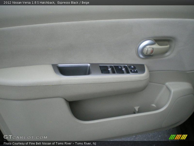 Espresso Black / Beige 2012 Nissan Versa 1.8 S Hatchback