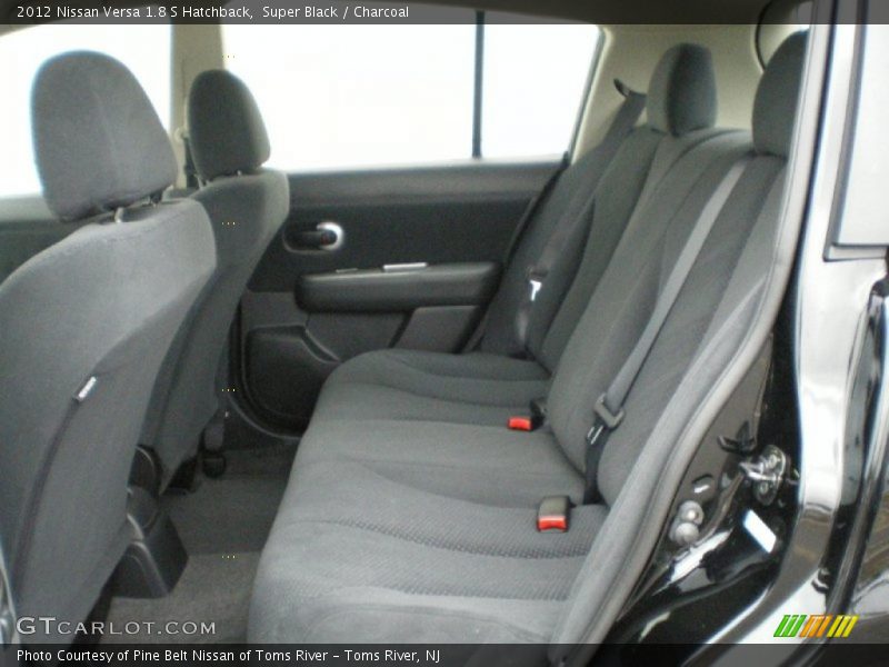 Super Black / Charcoal 2012 Nissan Versa 1.8 S Hatchback