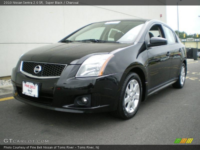 Super Black / Charcoal 2010 Nissan Sentra 2.0 SR