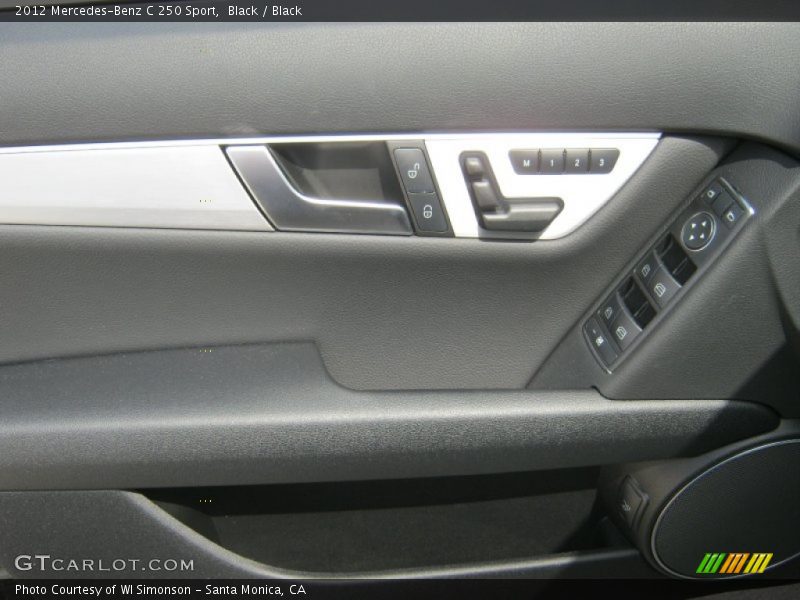 Black / Black 2012 Mercedes-Benz C 250 Sport