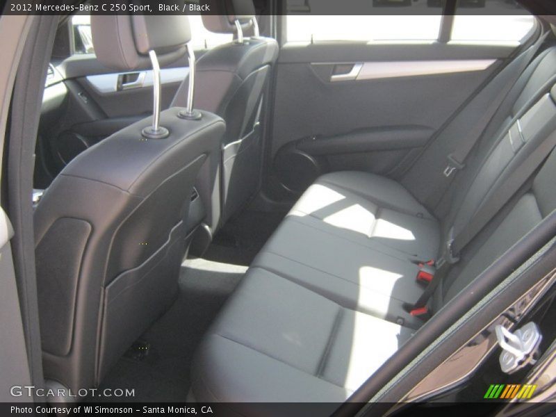 Black / Black 2012 Mercedes-Benz C 250 Sport