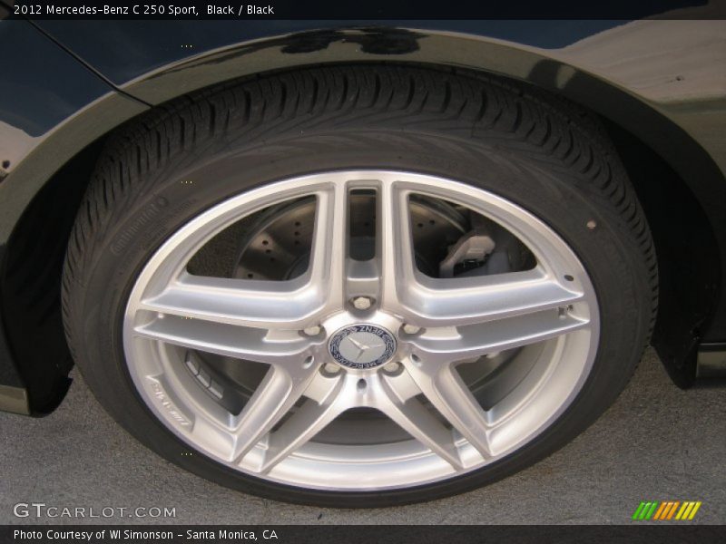 Black / Black 2012 Mercedes-Benz C 250 Sport