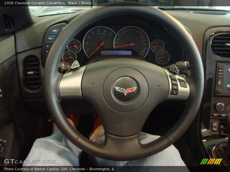 Black / Ebony 2008 Chevrolet Corvette Convertible