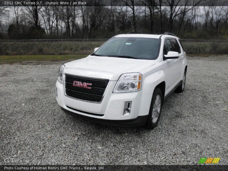 Olympic White / Jet Black 2012 GMC Terrain SLT