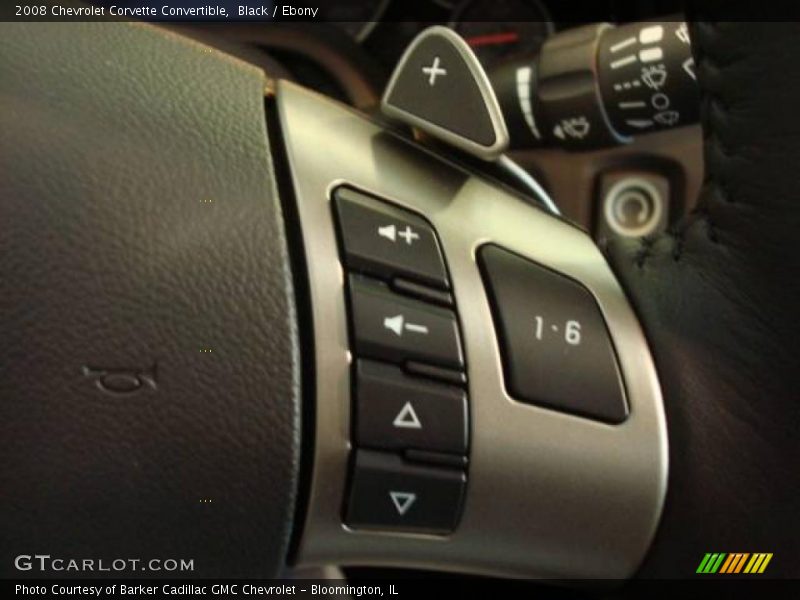 Black / Ebony 2008 Chevrolet Corvette Convertible