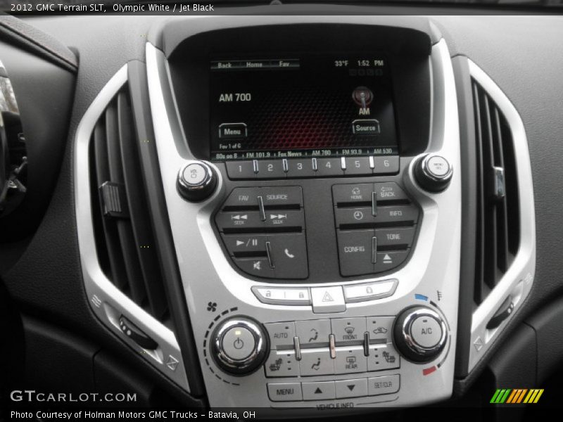 Olympic White / Jet Black 2012 GMC Terrain SLT