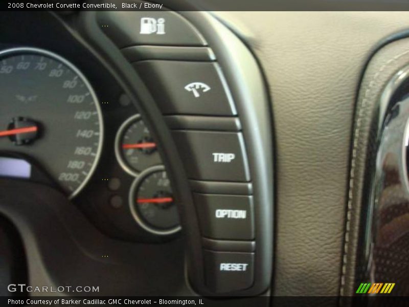 Black / Ebony 2008 Chevrolet Corvette Convertible