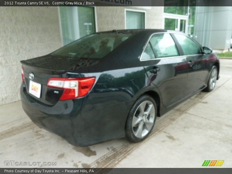 Cosmic Gray Mica / Black 2012 Toyota Camry SE V6