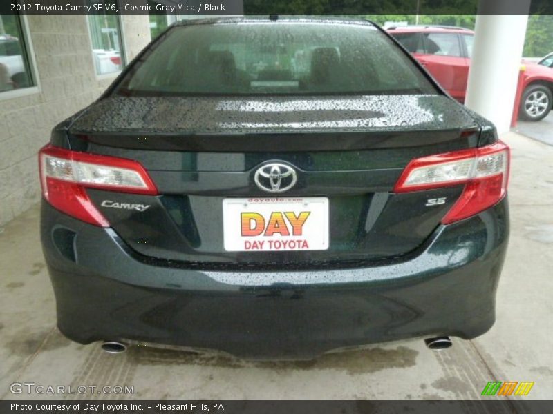 Cosmic Gray Mica / Black 2012 Toyota Camry SE V6