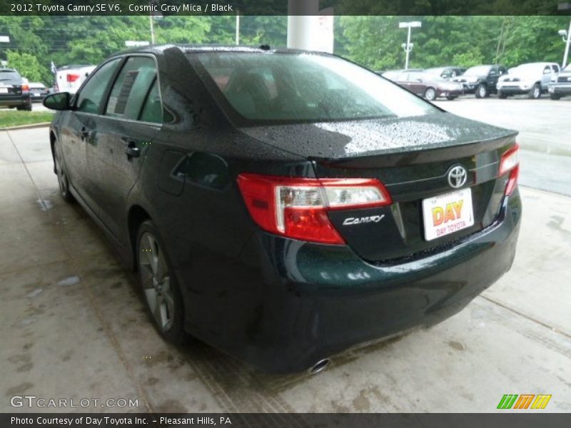 Cosmic Gray Mica / Black 2012 Toyota Camry SE V6