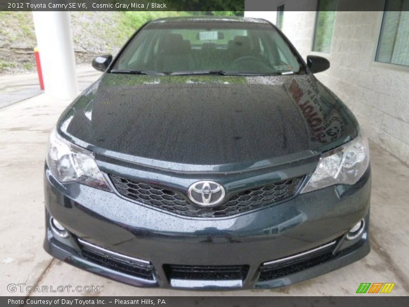 Cosmic Gray Mica / Black 2012 Toyota Camry SE V6
