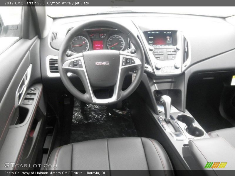 Olympic White / Jet Black 2012 GMC Terrain SLT