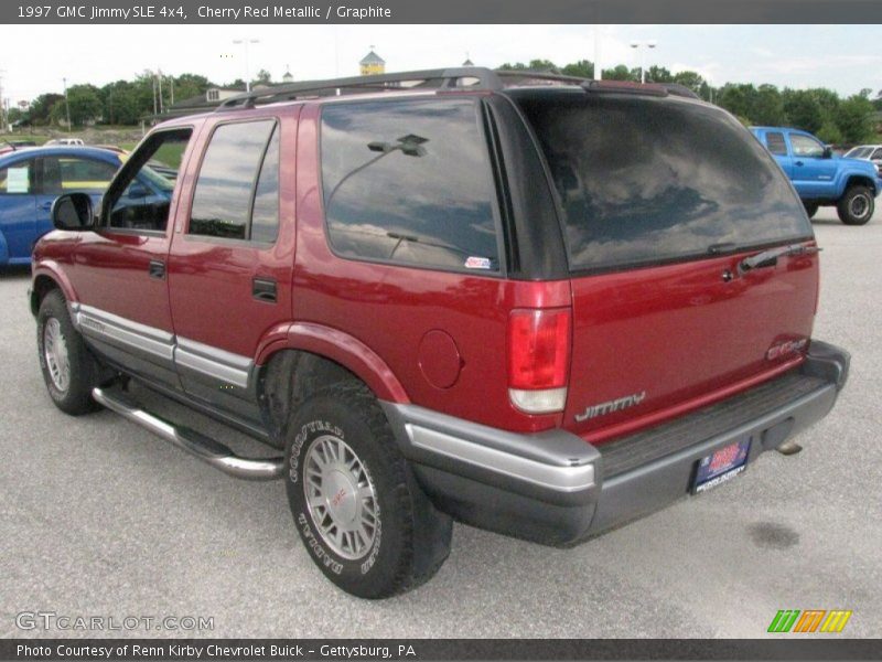 Cherry Red Metallic / Graphite 1997 GMC Jimmy SLE 4x4