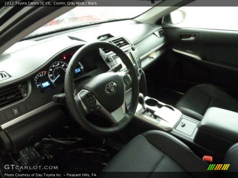 Cosmic Gray Mica / Black 2012 Toyota Camry SE V6