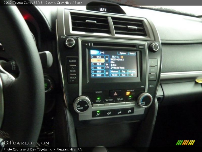 Cosmic Gray Mica / Black 2012 Toyota Camry SE V6