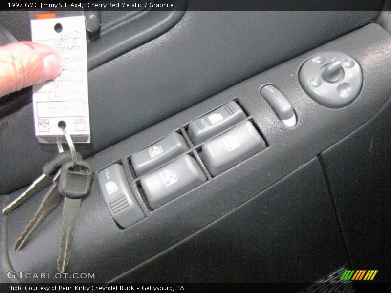 Cherry Red Metallic / Graphite 1997 GMC Jimmy SLE 4x4