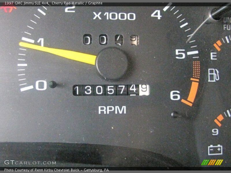 Cherry Red Metallic / Graphite 1997 GMC Jimmy SLE 4x4