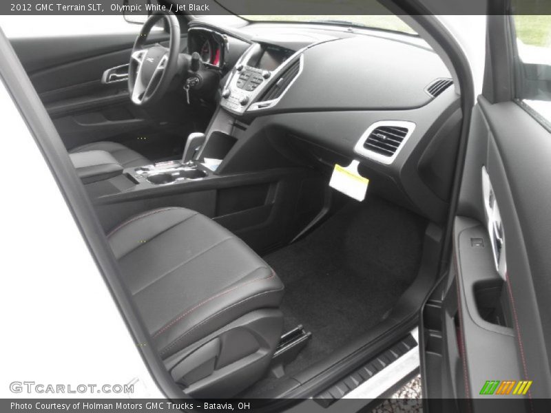 Olympic White / Jet Black 2012 GMC Terrain SLT