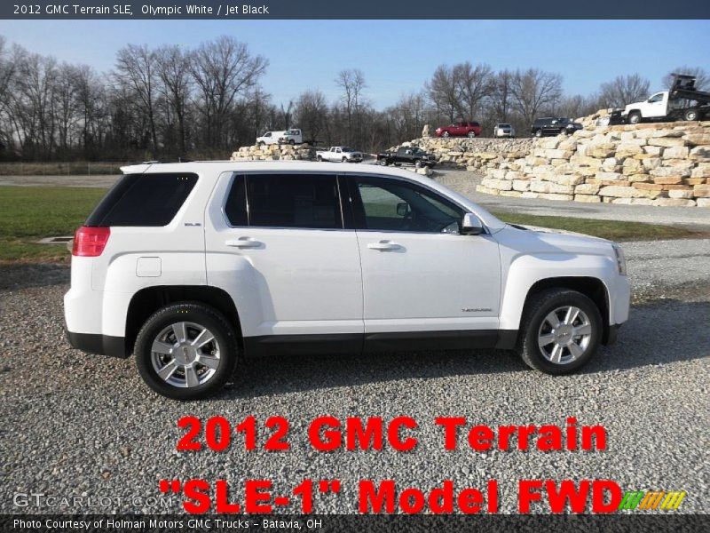 Olympic White / Jet Black 2012 GMC Terrain SLE