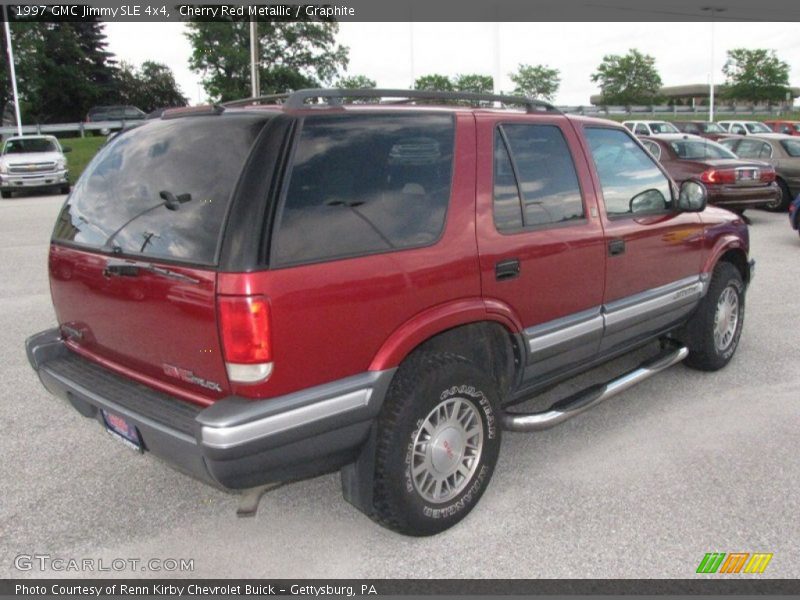 Cherry Red Metallic / Graphite 1997 GMC Jimmy SLE 4x4