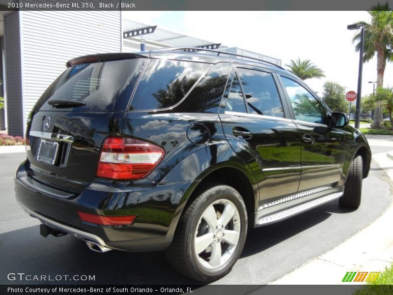 Black / Black 2010 Mercedes-Benz ML 350