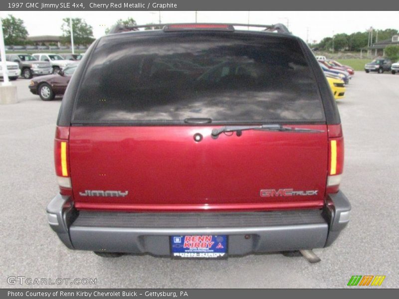 Cherry Red Metallic / Graphite 1997 GMC Jimmy SLE 4x4