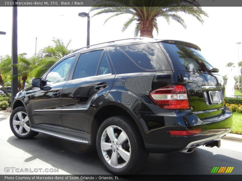 Black / Black 2010 Mercedes-Benz ML 350