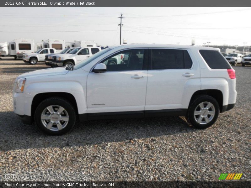 Olympic White / Jet Black 2012 GMC Terrain SLE