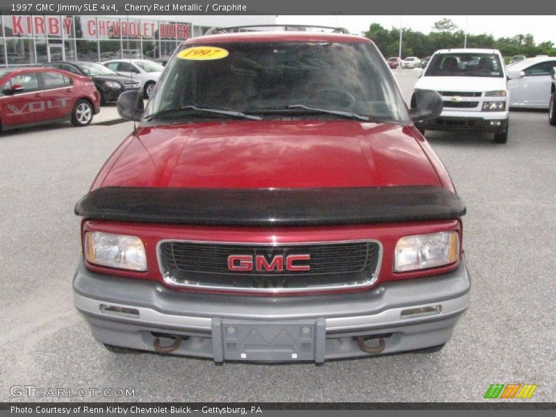 Cherry Red Metallic / Graphite 1997 GMC Jimmy SLE 4x4