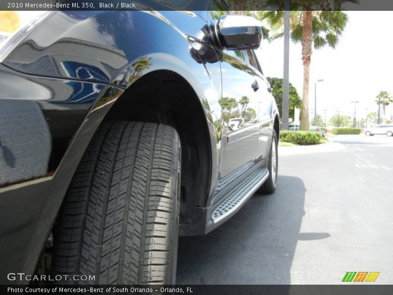 Black / Black 2010 Mercedes-Benz ML 350