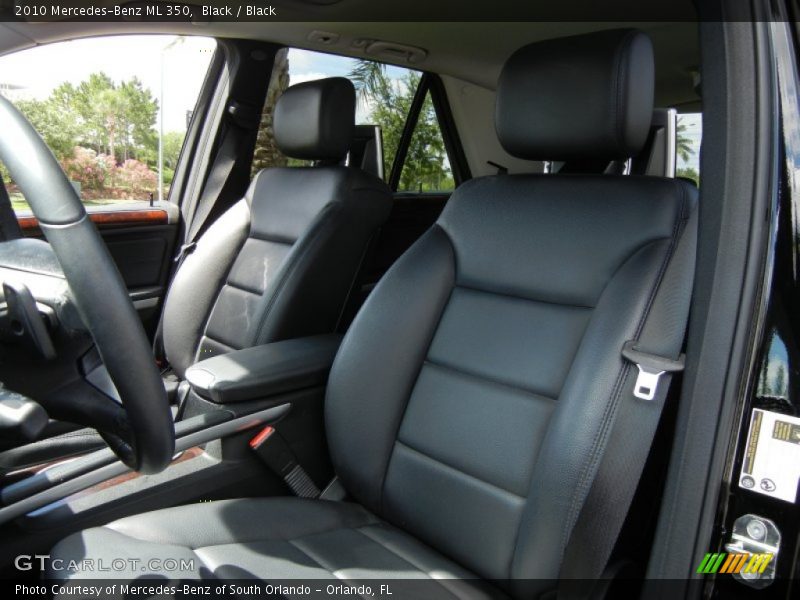 Black / Black 2010 Mercedes-Benz ML 350