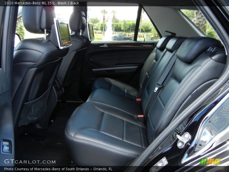 Black / Black 2010 Mercedes-Benz ML 350