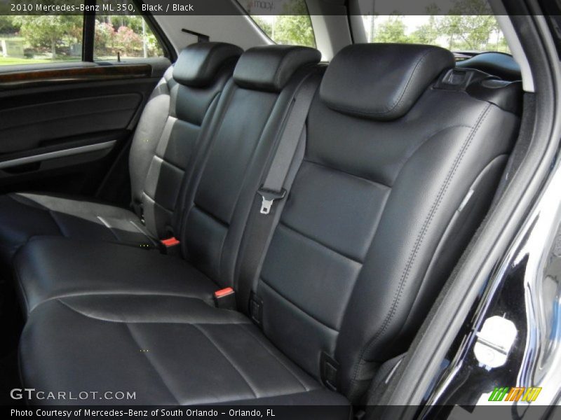 Black / Black 2010 Mercedes-Benz ML 350