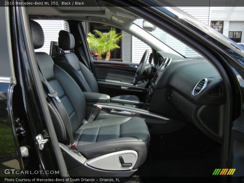 Black / Black 2010 Mercedes-Benz ML 350