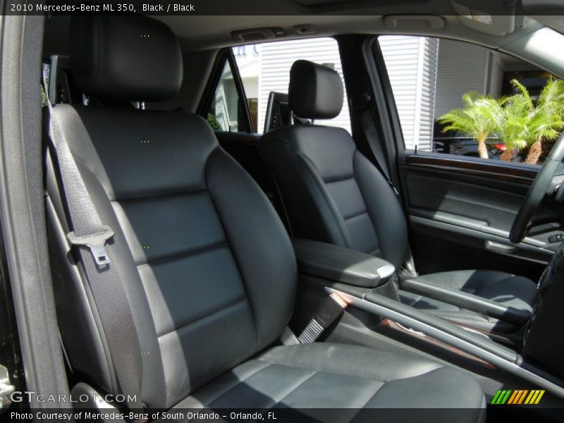 Black / Black 2010 Mercedes-Benz ML 350