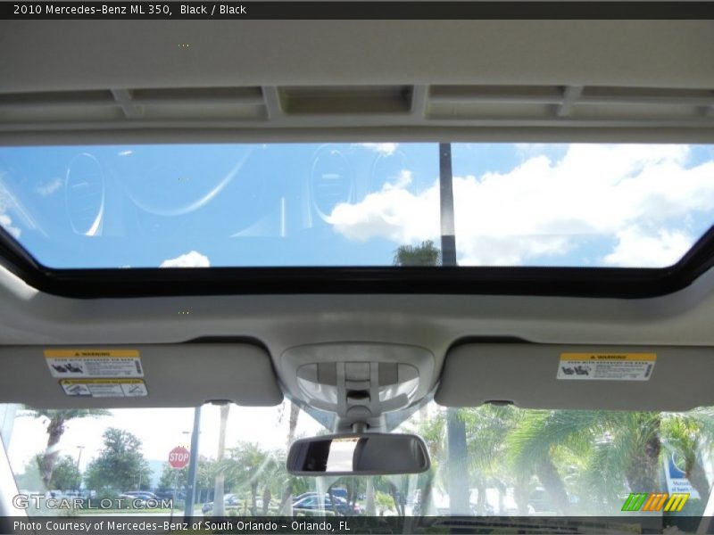 Black / Black 2010 Mercedes-Benz ML 350