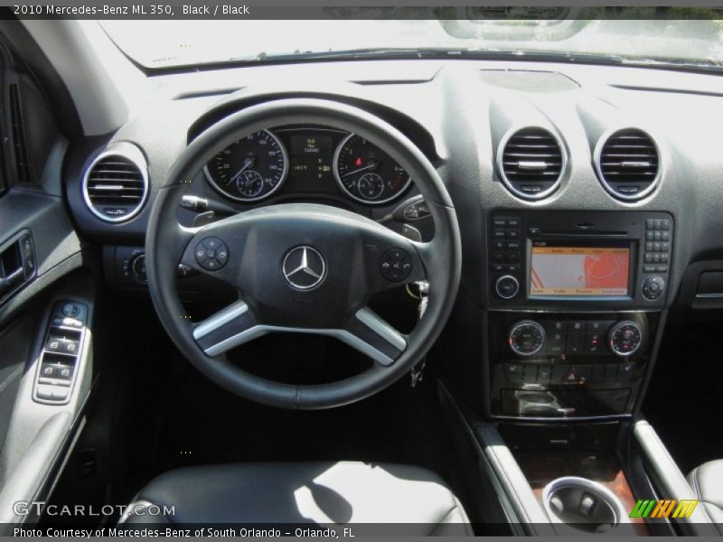 Black / Black 2010 Mercedes-Benz ML 350