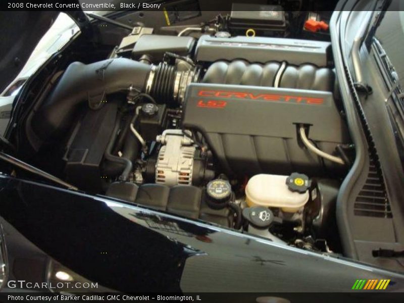 Black / Ebony 2008 Chevrolet Corvette Convertible
