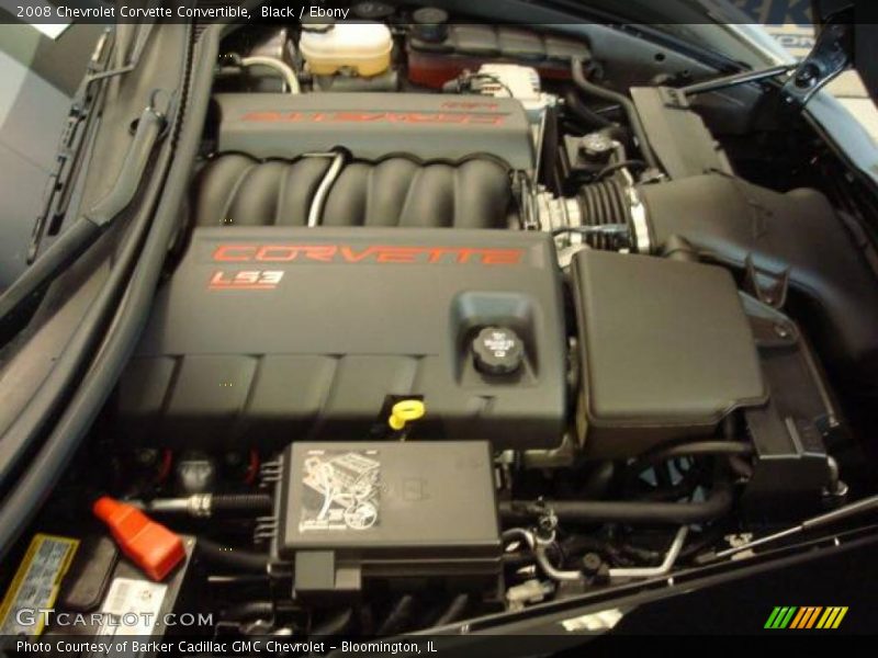 Black / Ebony 2008 Chevrolet Corvette Convertible