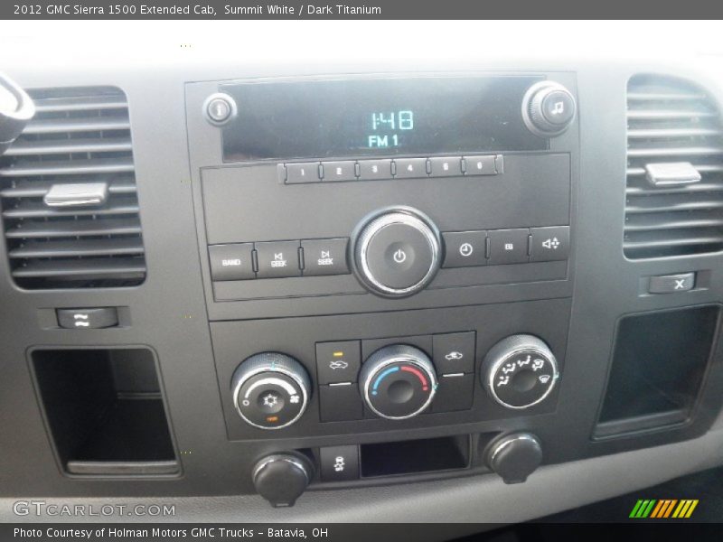 Summit White / Dark Titanium 2012 GMC Sierra 1500 Extended Cab