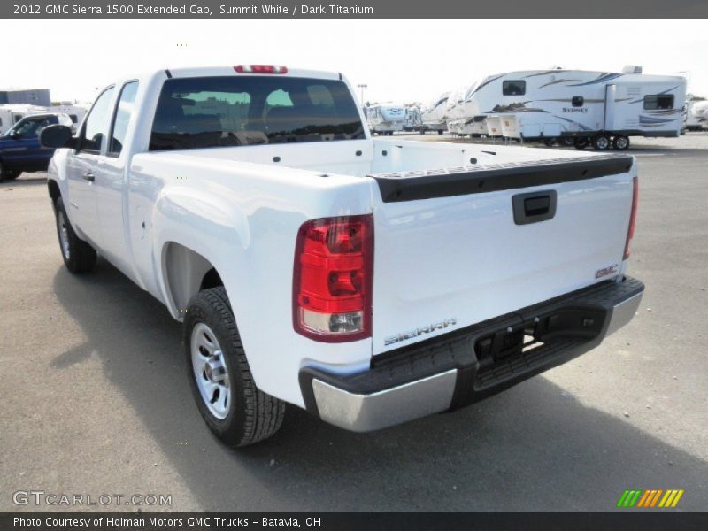 Summit White / Dark Titanium 2012 GMC Sierra 1500 Extended Cab