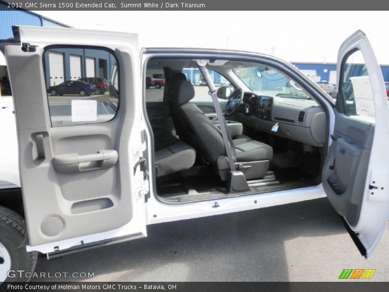 Summit White / Dark Titanium 2012 GMC Sierra 1500 Extended Cab