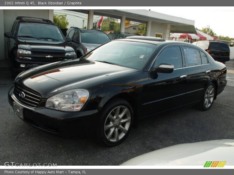 Black Obsidian / Graphite 2002 Infiniti Q 45
