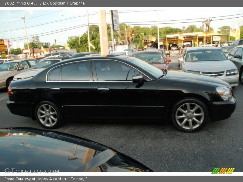 Black Obsidian / Graphite 2002 Infiniti Q 45