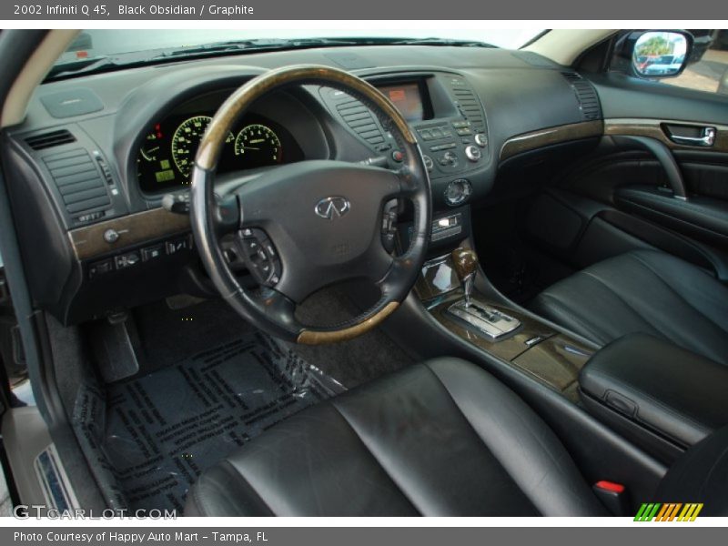 Black Obsidian / Graphite 2002 Infiniti Q 45