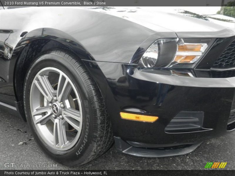 Black / Stone 2010 Ford Mustang V6 Premium Convertible