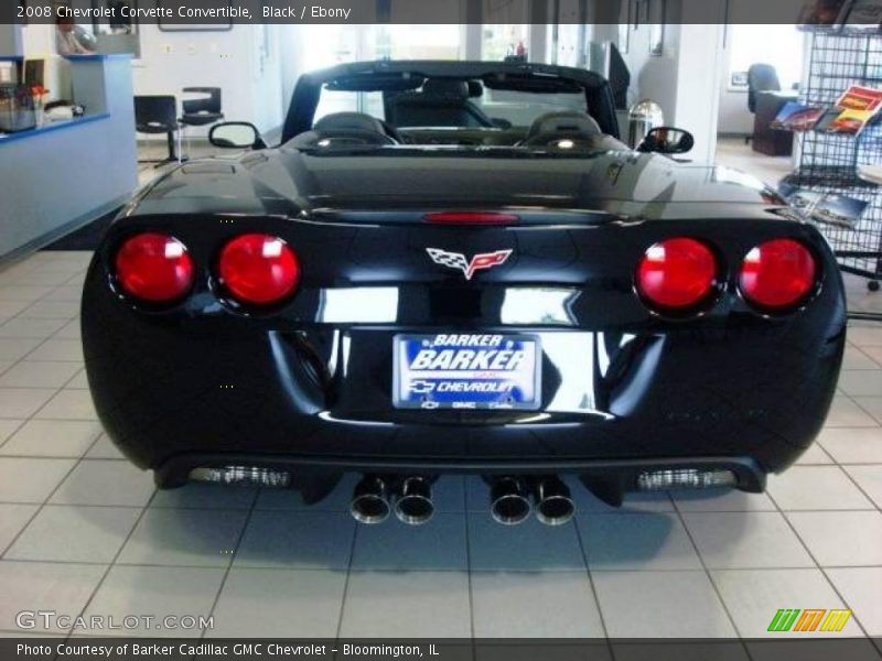 Black / Ebony 2008 Chevrolet Corvette Convertible