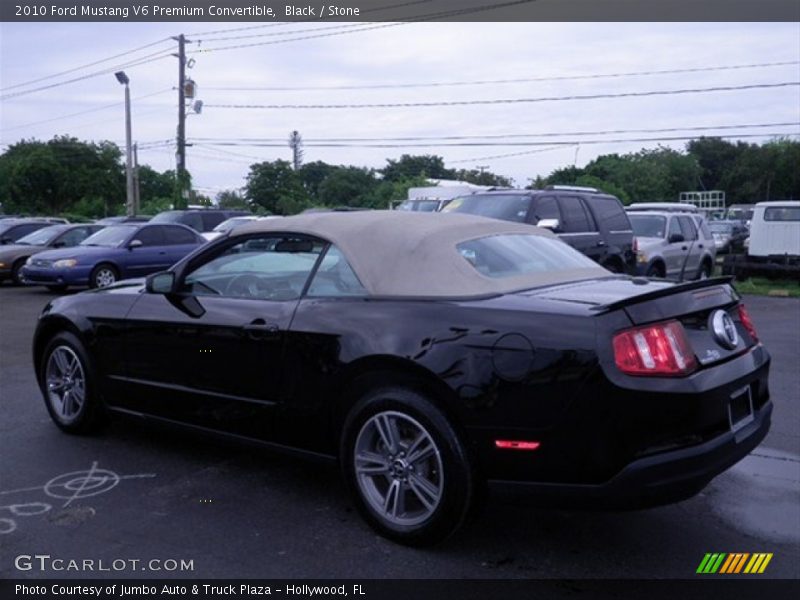 Black / Stone 2010 Ford Mustang V6 Premium Convertible